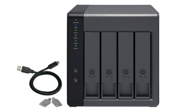 TR-004 4 Bay USB Type-C Direct Attached Storage (DAS) with hardware RAID (Diskless) - Image 5
