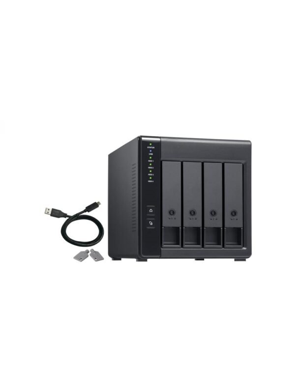 TR-004 4 Bay USB Type-C Direct Attached Storage (DAS) with hardware RAID (Diskless) - Image 2