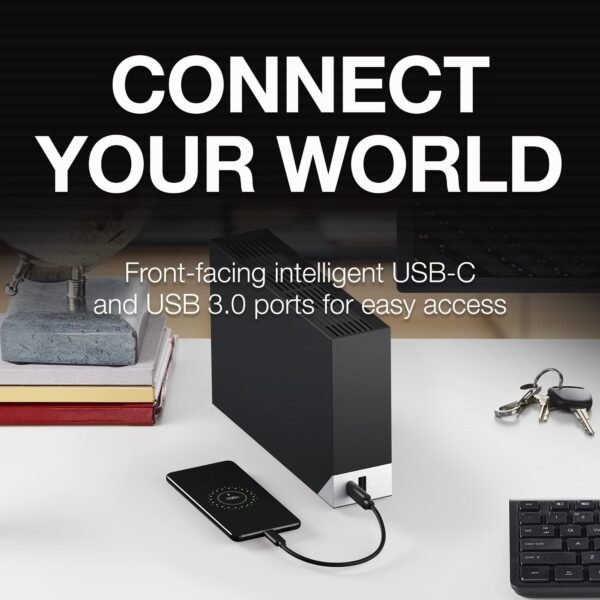 8 TB external Hard Drive, 2 USB Hu, 3.5 Inch, USB 3.0 - Image 3