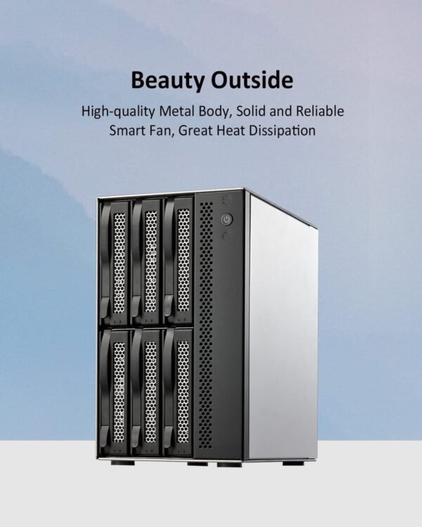 Storage External Hard Drive Enclosure NO RAID (Diskless) (D6-320-6Bay) - Image 8