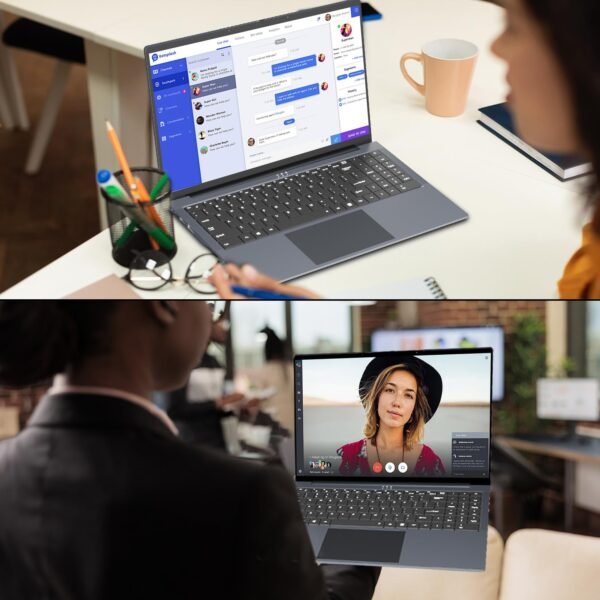 Gaming Laptop i5, 16 inch Laptop Up to 3.60 GHz, Business Notebook Computer for 16GB RAM 512GB SSD, Full HD 1920X1200 Display Backlit Keyboard 180 Angle Opening for Business Work laptops WIFI 5 HDMI - Image 5