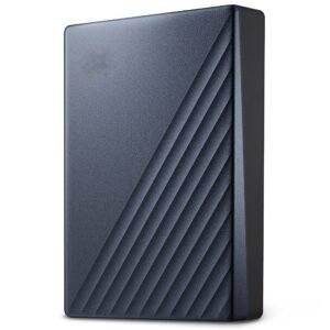 5TB My Passport Ultra Blue Portable External Hard Drive HDD, USB-C and USB 3.1 Compatible - BFTM0050BBL-WESN
