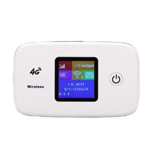 Mobile WiFi Hotspot | KuWFi 4G LTE Unlocked Wi-Fi Hotspot Device | Portable WiFi Router with SIM Card Slot for Travel Support B2/B4/B5/B12/B17 for AT&T/T-Mobile