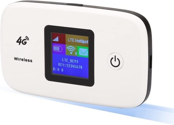 Mobile WiFi Hotspot | KuWFi 4G LTE Unlocked Wi-Fi Hotspot Device | Portable WiFi Router with SIM Card Slot for Travel Support B2/B4/B5/B12/B17 for AT&T/T-Mobile - Image 2