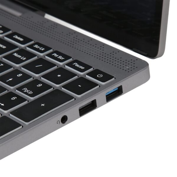 15.6 Inch Laptop, HD Touchscreen, 12GB DDR5 RAM, Multi Mode, Fingerprint Reader, RGB Backlit, 100-240V (UK Plug) - Image 2