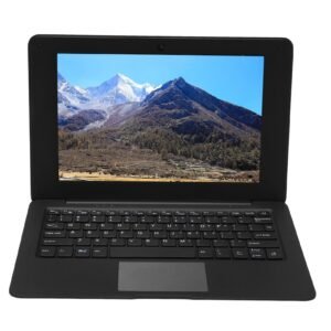 10.1 Inch Laptop, LCD Display 64G Laptop Computer, 1.1GHz Dual CPU Business Laptop with Wired Mouse, Student Laptop for Daily Work Entertainment Business Gaming Online
