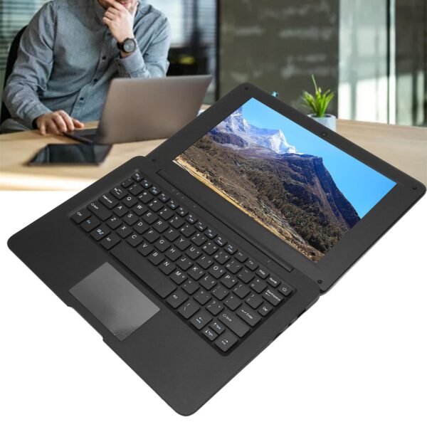 10.1 Inch Laptop, LCD Display 64G Laptop Computer, 1.1GHz Dual CPU Business Laptop with Wired Mouse, Student Laptop for Daily Work Entertainment Business Gaming Online - Image 9